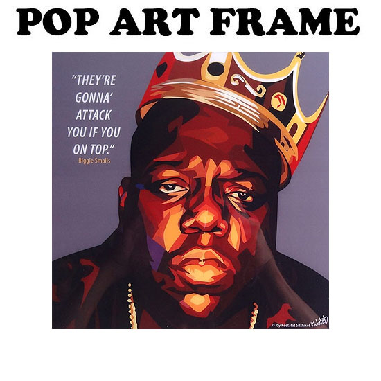 POP ART FRAME -BIGGIE SMALLS-