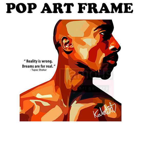 POP ART FRAME -TUPAC-