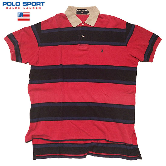 POLO SPORT RALPH LAUREN S/S Polo Shirt-RED-