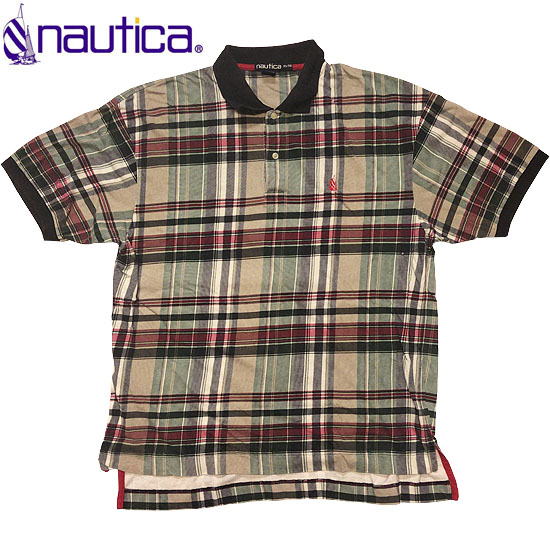 NAUTICA S/S Polo Shirt-CHECK-